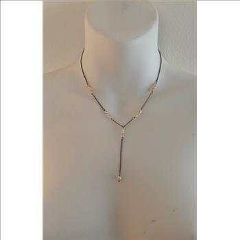 Macy's Jewelry Pearls Silver Neclace 