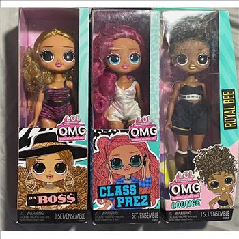 3 Units New LoL OMG Dolls 