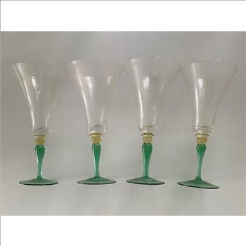 4 pcs Danbue Made In Hungury Cristal  
