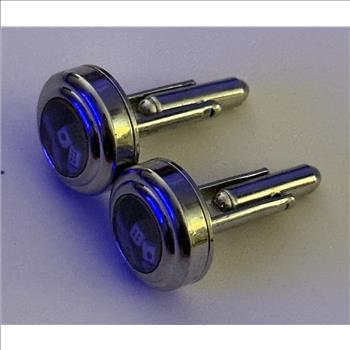 Dice Game Silver Cufflinks