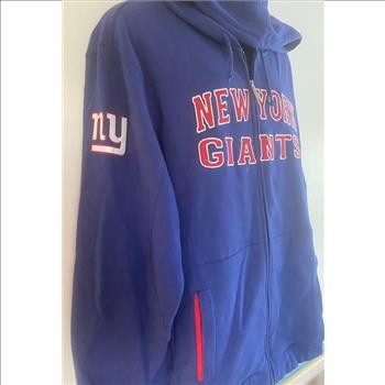 Reebok New York Giants Zipper Hoodie Jacket Size X-Large 