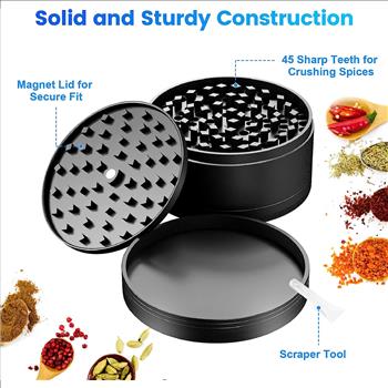 Tinnyfy Spice Grinder Mini 1.5 Inch