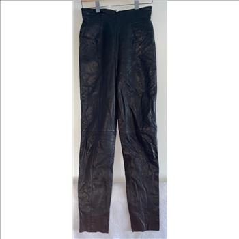 North Beach Women's Leather Pants Retail $450 Size 7/8