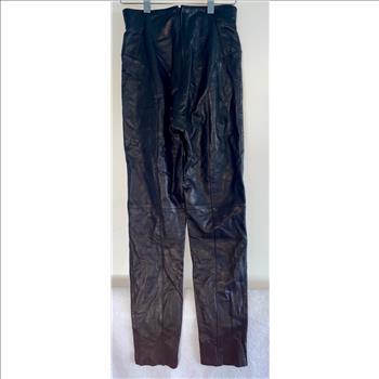 North Beach Women's Leather Pants Retail $450 Size 7/8