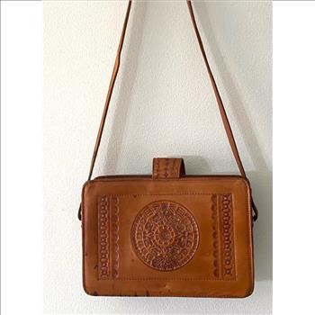 Vintage Handmade Navajo Leather Purse