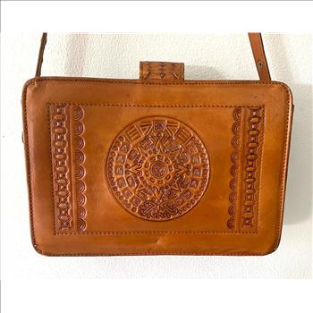 Vintage Handmade Navajo Leather Purse
