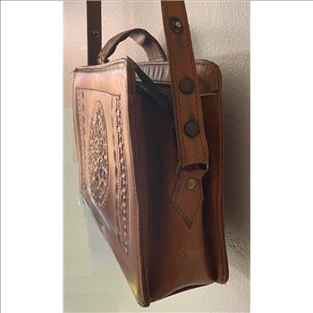 Vintage Handmade Navajo Leather Purse