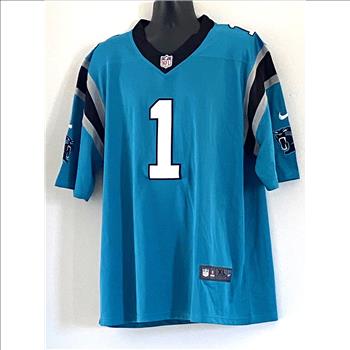 NFL Carolina Panthers Cam Newton Men's Replica Jersey Size  Small