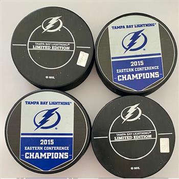 Tampa Bay Lightning Hockey Puck 2015 Eastern Conference Championship puck