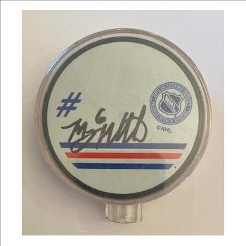 NHL New York Rangers Autographed Puck