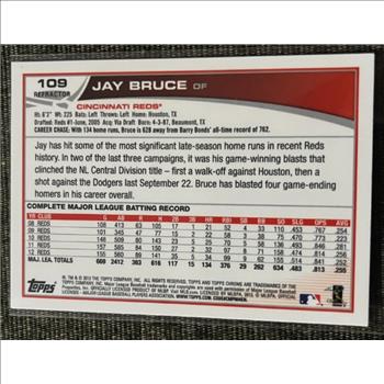 Cincinnati Red Jay Bruce Card # 109
