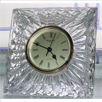 Waterford Crystal Quartz Desk Clock Circa 1985
