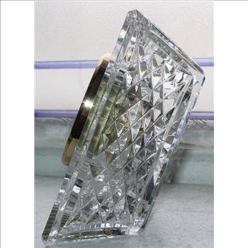 Waterford Crystal Quartz Desk Clock Circa 1985