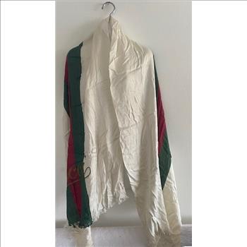 Authentic New Ivory Gucci Pashmina Scarf Unisex 