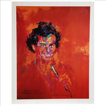 Welcome Back Julio Iglesias Caesar’s Tahoe LeRoy Neiman 1984