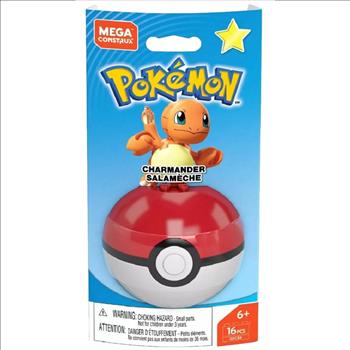 Mega Construx Genuine Pokemon Charmander Figurine