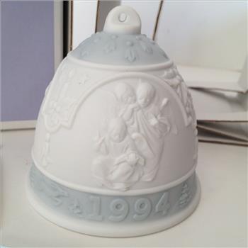 Lladro 1994 Christmas Porcelain Bell Ornament