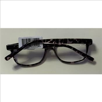 A Pair of Blue-Tortoise Oval Acetate Eyeglass 