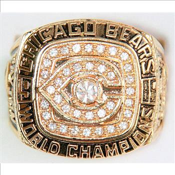 Chicago Bears 1985 Replica Super Bowl XX Championship Ring Size 11