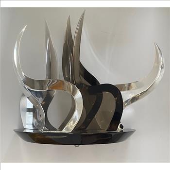 Van Teal Original 1970s Abstract Acrylic Lucite Sculpture 