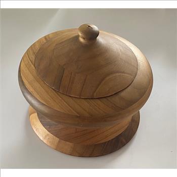 Wooden Candy Dish 