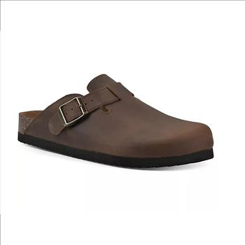 Nautica Men's Dark Brown Slip-On Clogs Shoes Size 13