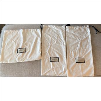 Gucci Dust Bags 3 Pieces 