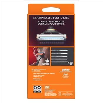 2 Packs Gillette Fusion Razor Handle 2 Refills