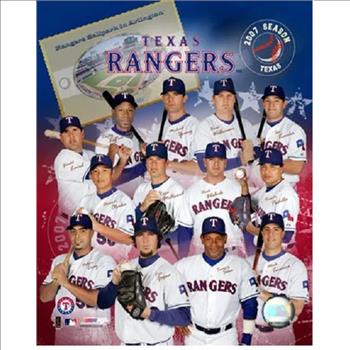 Authentic MLB Texas Ranger Team Glossy Picture 8 x10