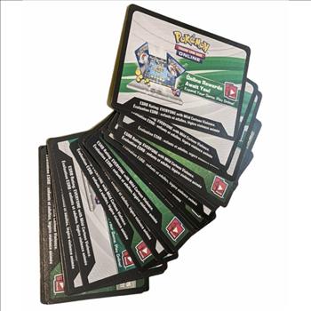 30 Pokemon Code Cards