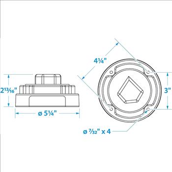 Perko Seachoice Battery Select Switch, Disconnect Isolator Cutoff, Dual, 12 -50V