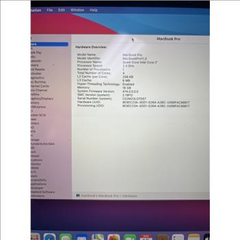 Apple Macbook Pro Retina 15 inch i7 quad core 16GB ram 256GB SSD