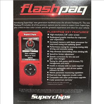 Superchips Flashpaq model 3845 vehicle tuner