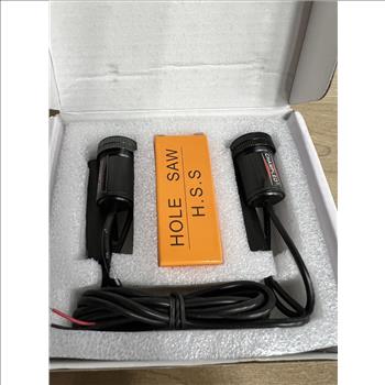 2 Pcs fit Chevy Corvette Car Door Light Logo Ghost Shadow Lights Welcome Lamp