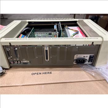 Apple ][e 2e computer with duodisk and color monitor 