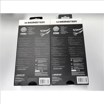 Monster 4' 4K HDMI Cable - White TWO PACK