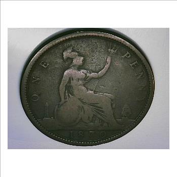 Penny British 1870