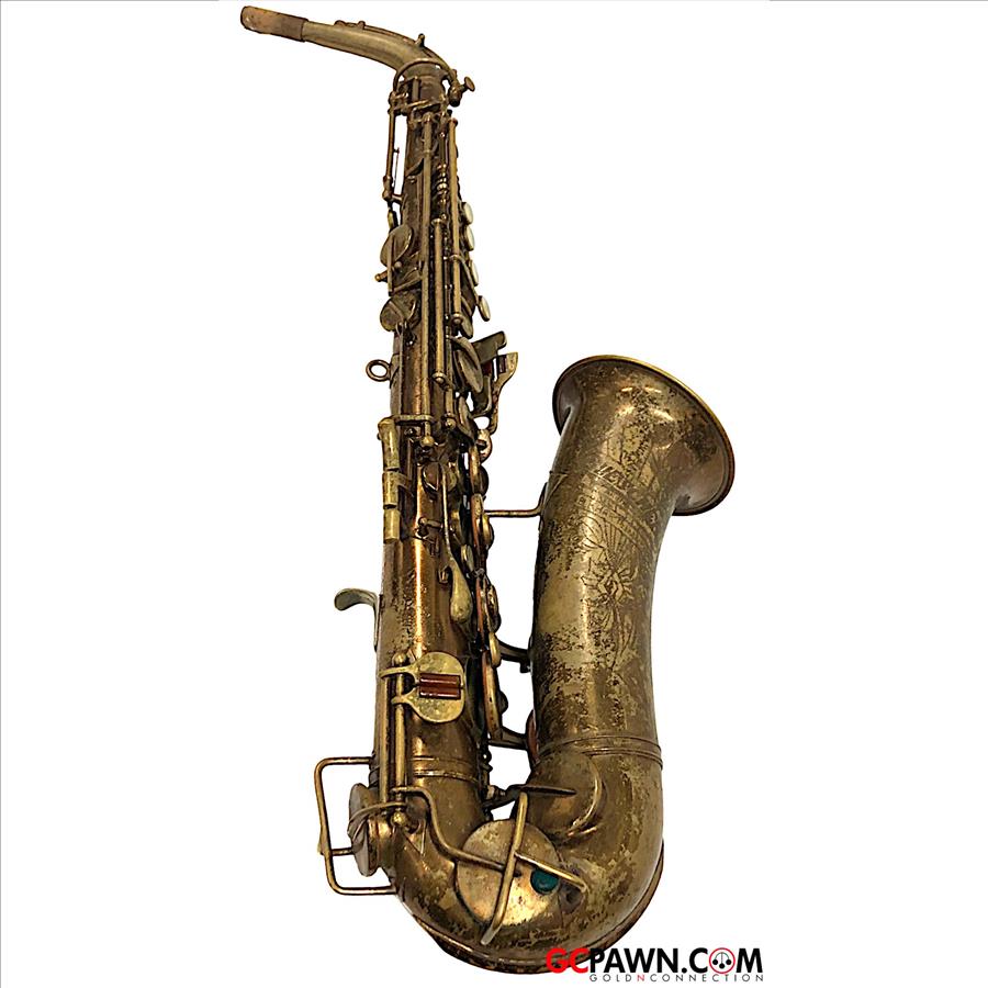 SELMER BUESCHER ARISTOCRAT I ART DECO ALTO SAXOPHONE Property Room