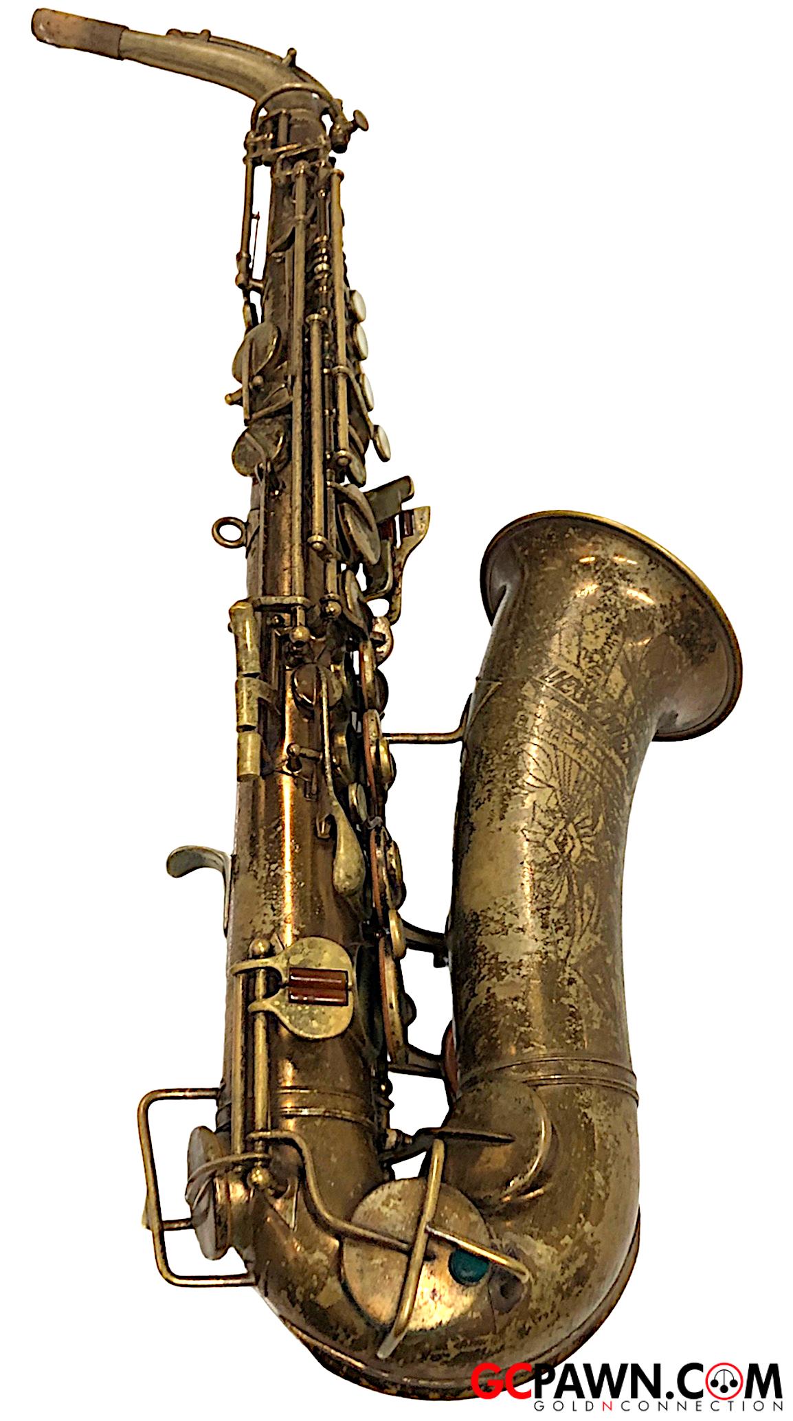 SELMER BUESCHER ARISTOCRAT I ART DECO ALTO SAXOPHONE Property Room