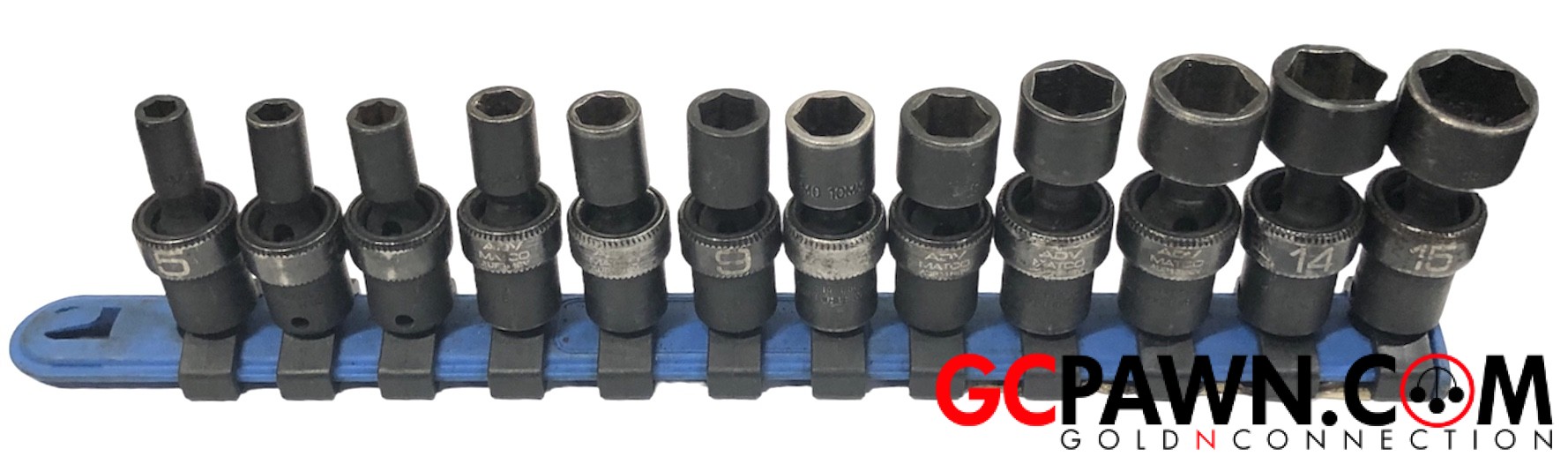 MATCO SAUPM126V 12 PIECE METRIC SOCKET SET Property Room