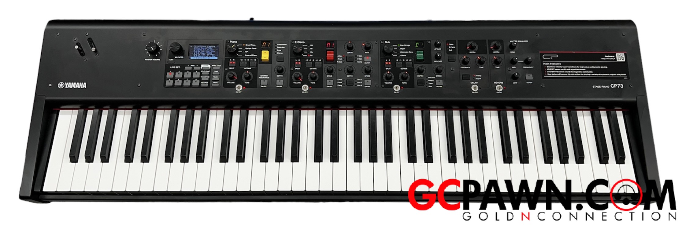 YAMAHA CP73 STAGE PIANO ELECTRONIC SYNTHESIZER Property Room