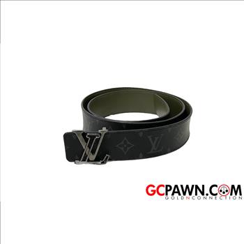 LOUIS VUITTON 40MM REVERSIBLE MONOGRAM ECLIPSE BELT REF # M0252