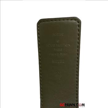 LOUIS VUITTON 40MM REVERSIBLE MONOGRAM ECLIPSE BELT REF # M0252