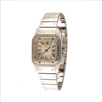 CARTIER SANTOS GALBEE 24MM WRIST WATCH REF. # 1565 *READ DESCRIPTION*