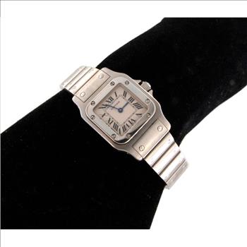 CARTIER SANTOS GALBEE 24MM WRIST WATCH REF. # 1565 *READ DESCRIPTION*