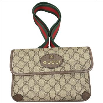 GUCCI NEO VINTAGE GG SUPREME WAIST BAG