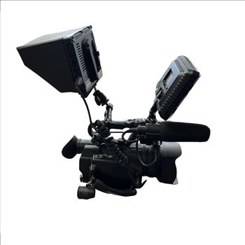 JVC GY-HM170 4K CAMCORDER KIT WITH FLASH AND LIGHT KIT