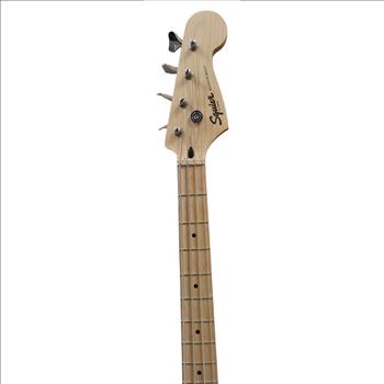 SQUIER 4 STRING BRONCO BASS GUITAR IN CHERRY RED