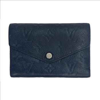 LOUIS VUITTON COMPACT CURIEUSE BLACK MONOGRAM EMPRIENTE WALLET