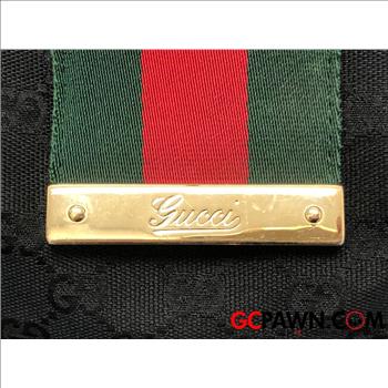 GUCCI GG WEB HOBO SHOULDER BAG